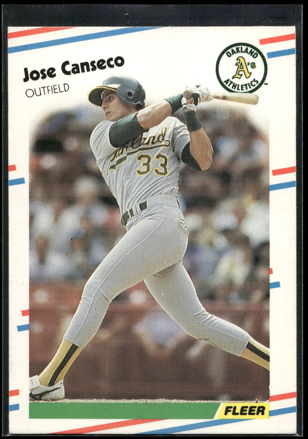 1988 Fleer #276 Jose Canseco