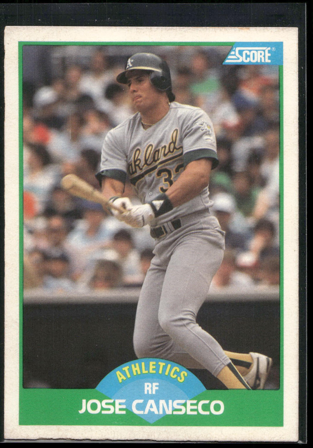 1989 Score #1 Jose Canseco