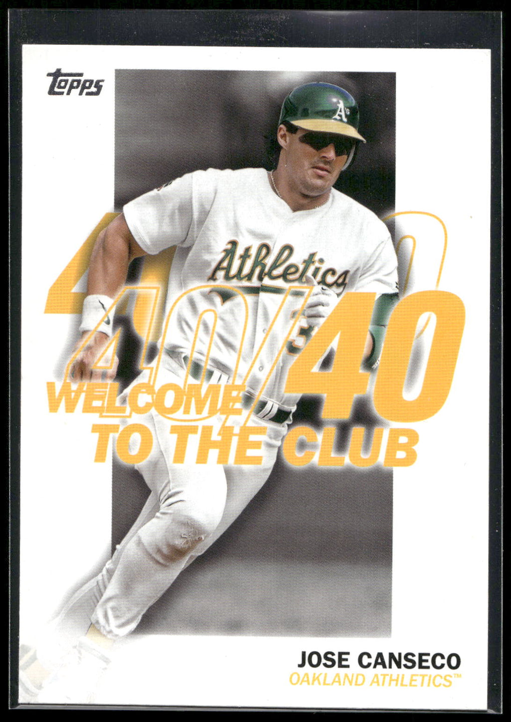 2023 Topps #WC-2 Jose Canseco Welcome to the Club