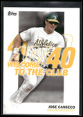 2023 Topps #WC-2 Jose Canseco Welcome to the Club