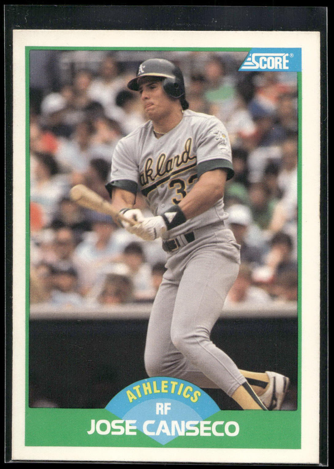 1989 Score #1 Jose Canseco