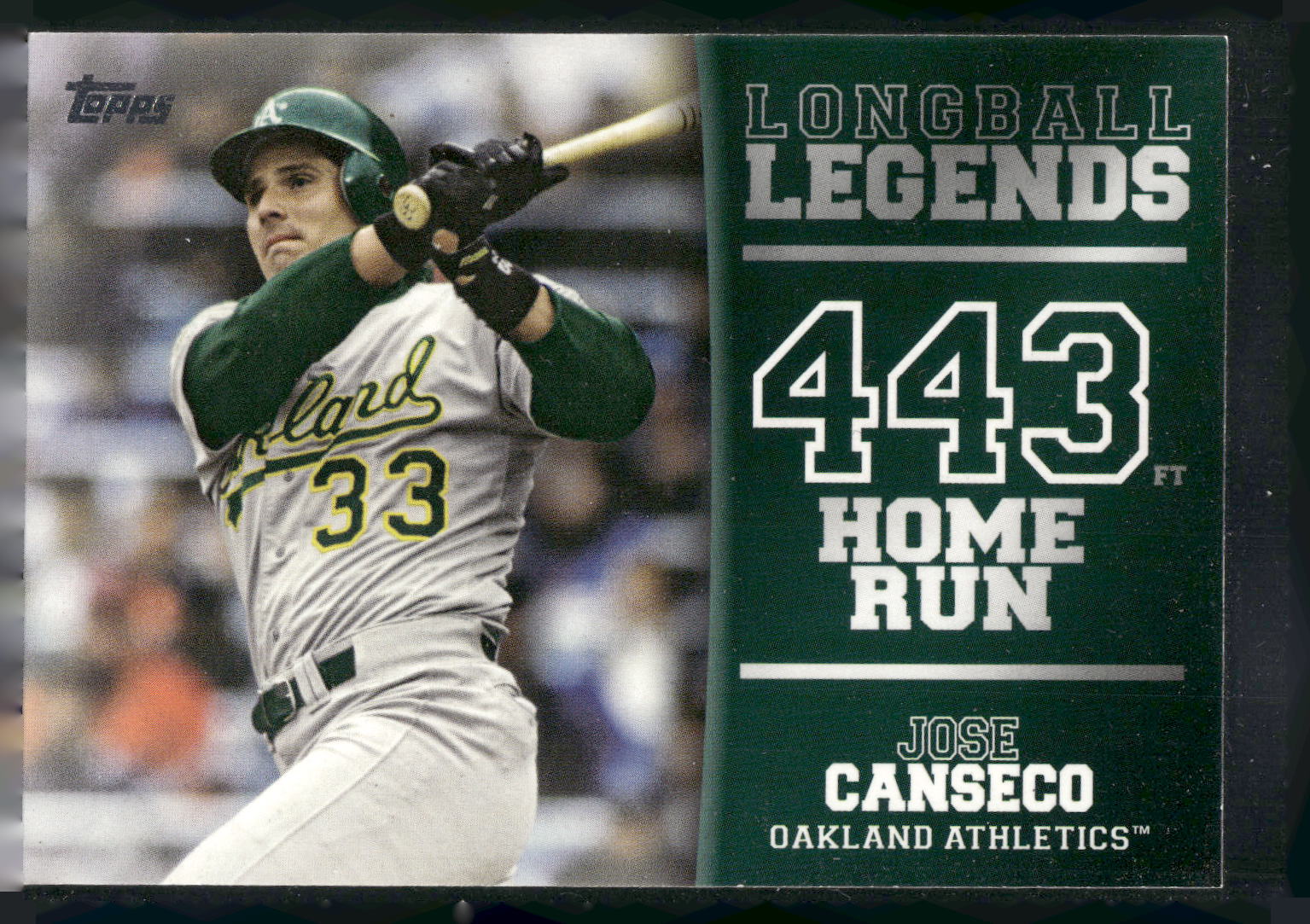 2018 Topps #LL-8 Jose Canseco Longball Legends