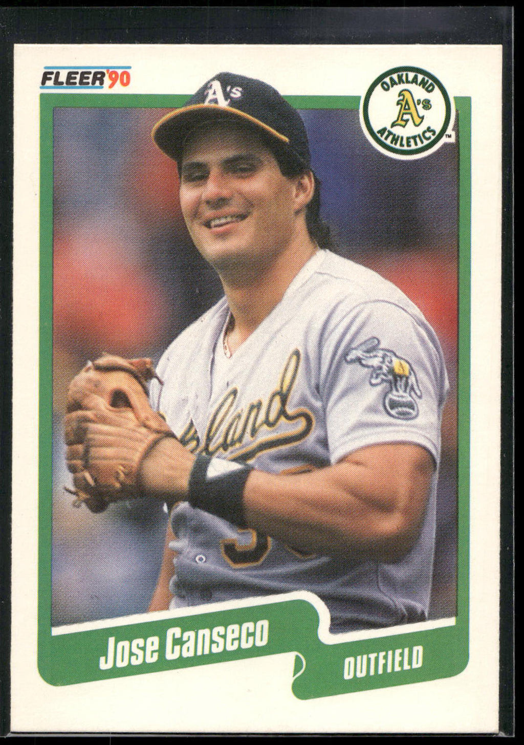 1990 Fleer #3 Jose Canseco