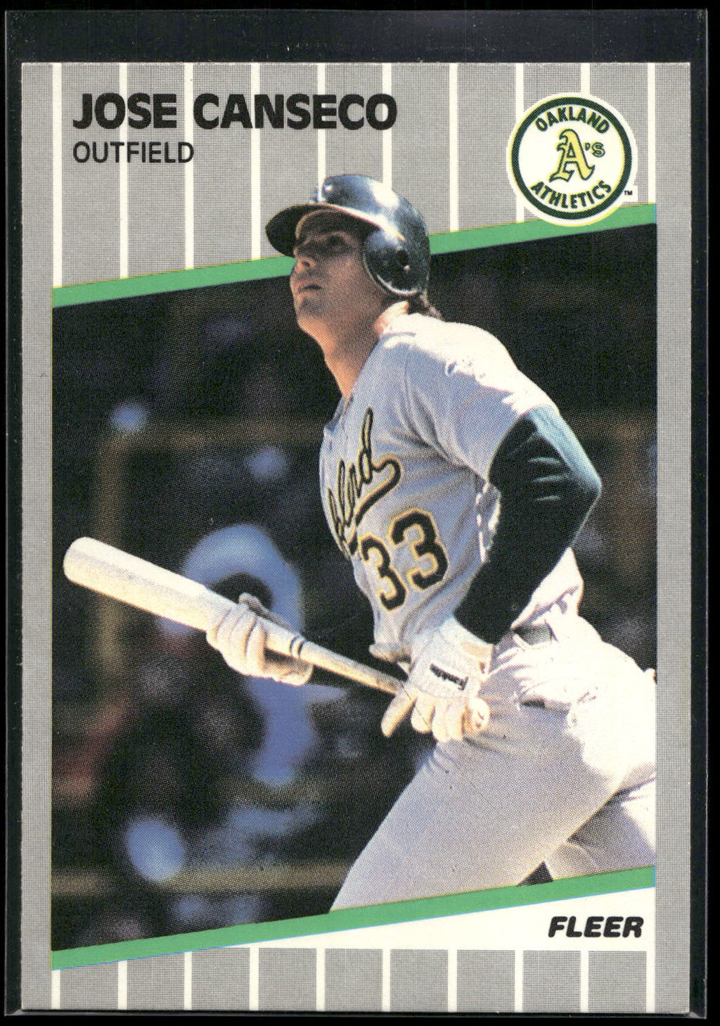 1989 Fleer #5 Jose Canseco
