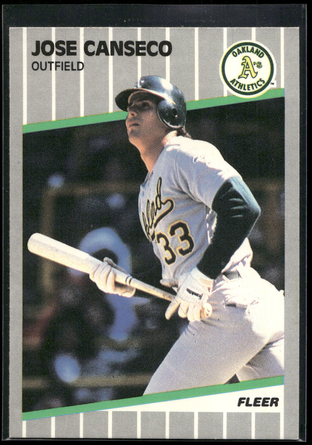 1989 Fleer #5 Jose Canseco