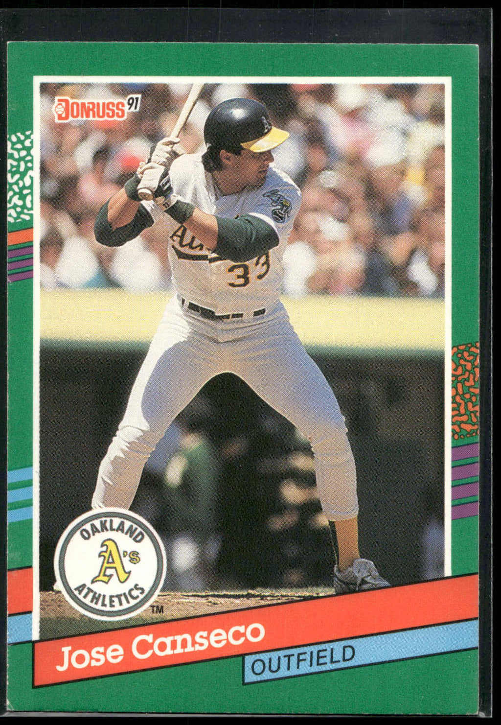 1991 Donruss #536 Jose Canseco