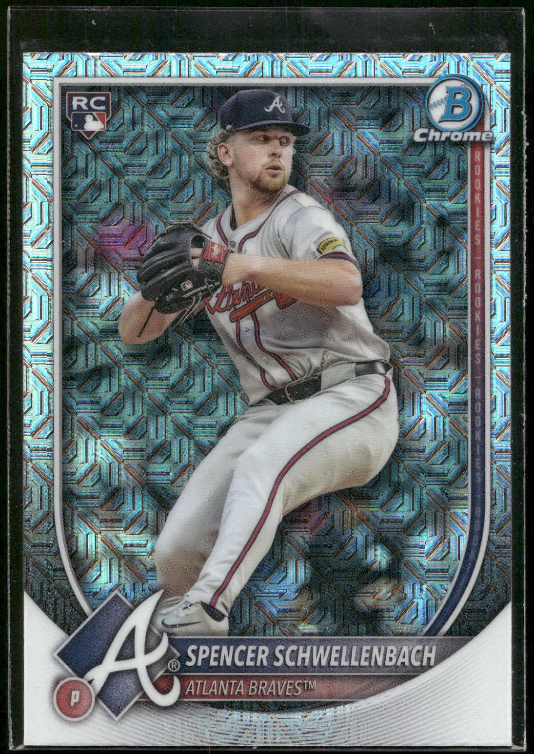 2025 Bowman #78 Spencer Schwellenbach Chrome Mojo Refractor
