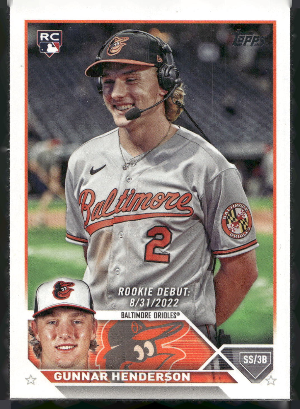 2023 Topps Update #US18 Gunnar Henderson