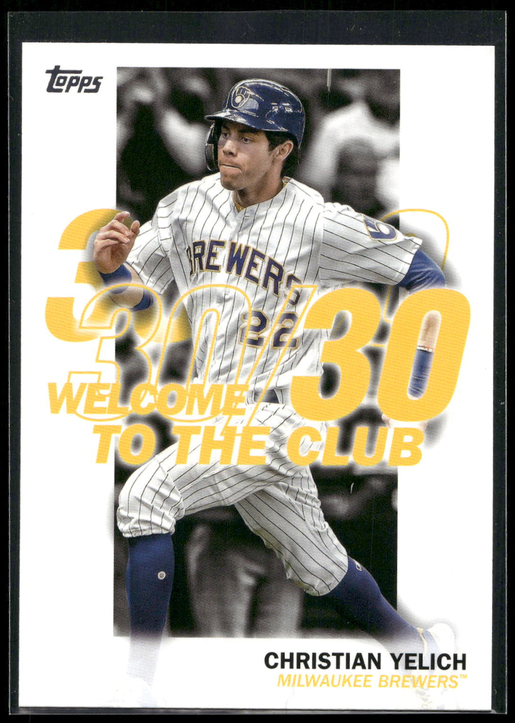2023 Topps #WC-18 Christian Yelich Welcome to the Club
