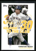 2023 Topps #WC-18 Christian Yelich Welcome to the Club