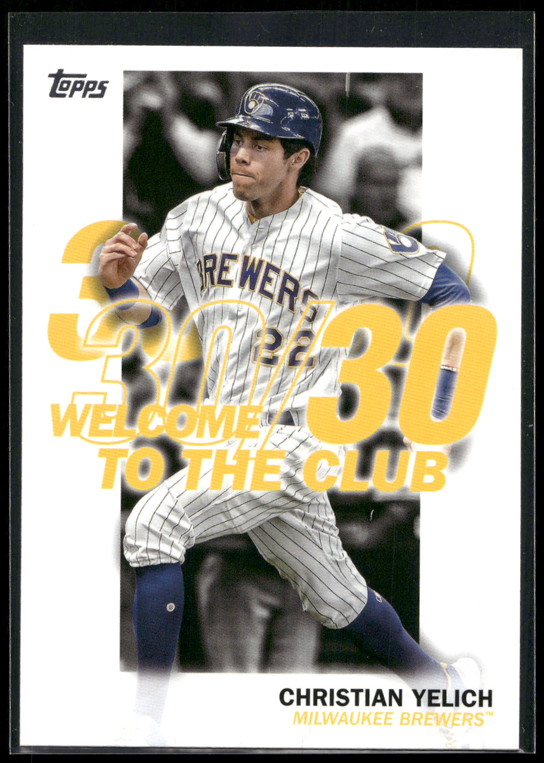 2023 Topps #WC-18 Christian Yelich Welcome to the Club