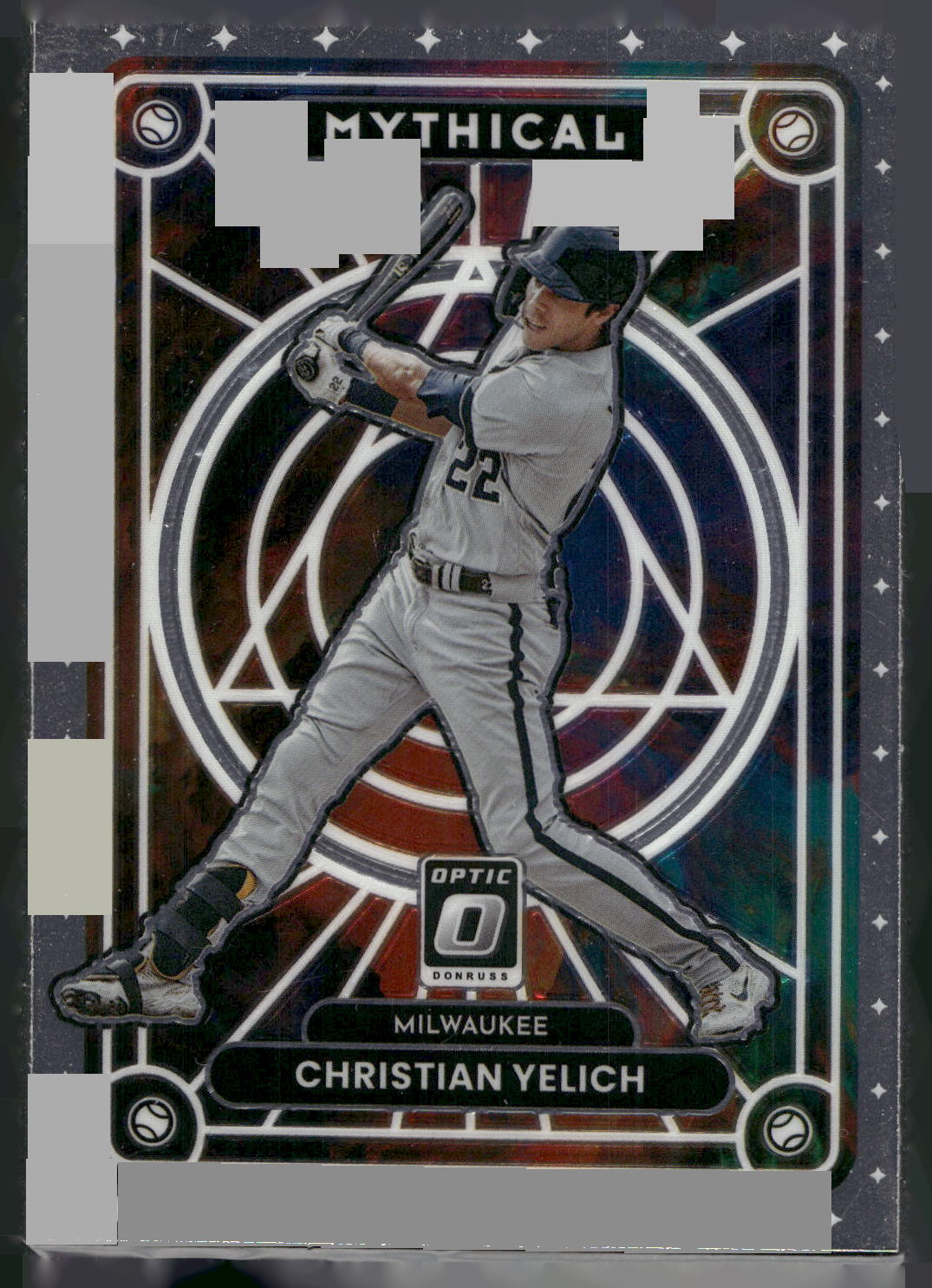 2022 Donruss Optic #MTH-23 Christian Yelich Mythical