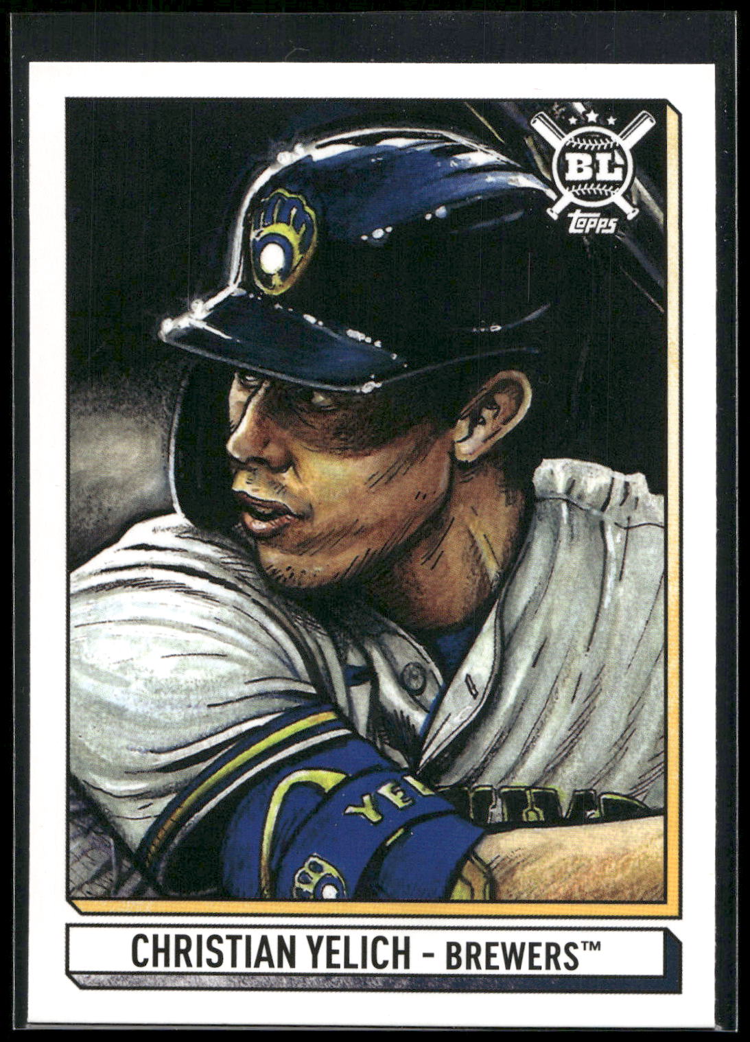 2021 Topps Big League #ATG-CY Christian Yelich Art of the Game