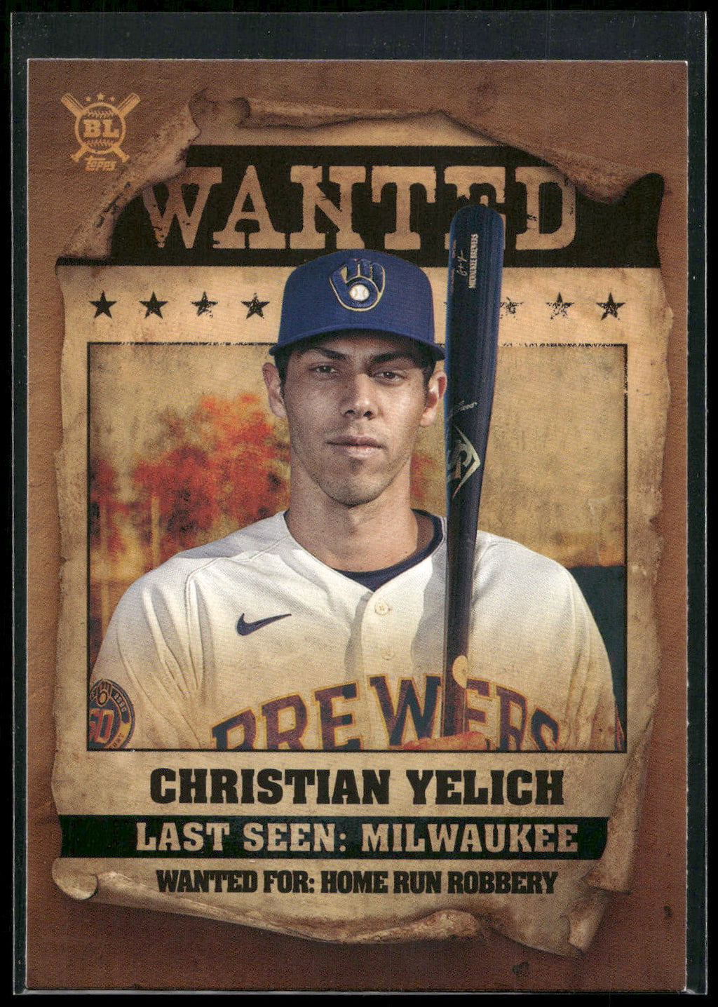 2021 Topps Big League #WT-4 Christian Yelich Wanted