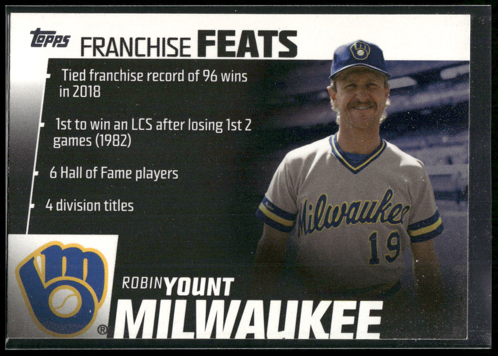 2019 Topps #FF-16 Robin Yount Franchise Feats