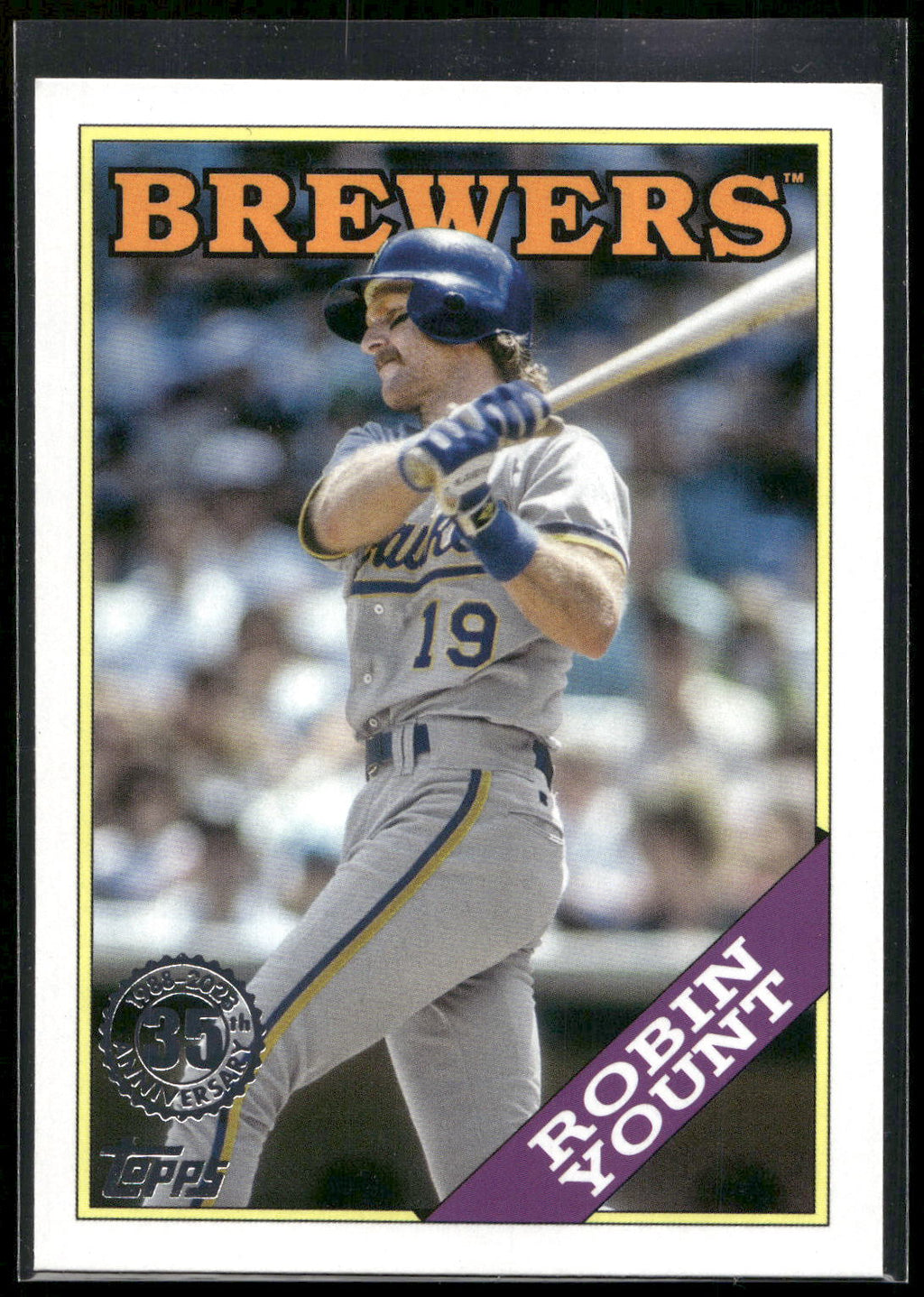 2023 Topps #T88-78 Robin Yount 1988 Topps Baseball 35th Anniversary (Series One)