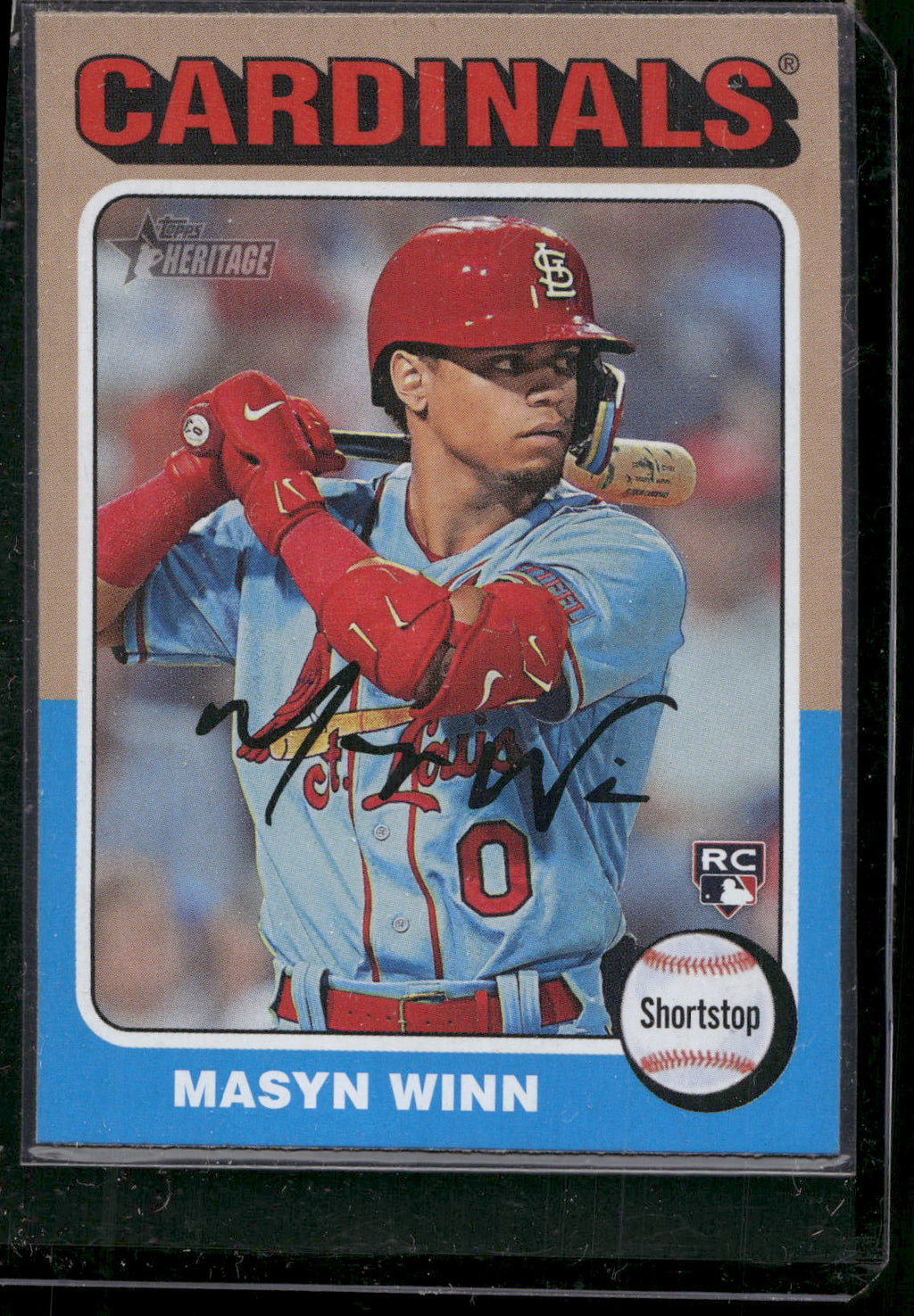 2024 Topps Heritage #284 Masyn Winn