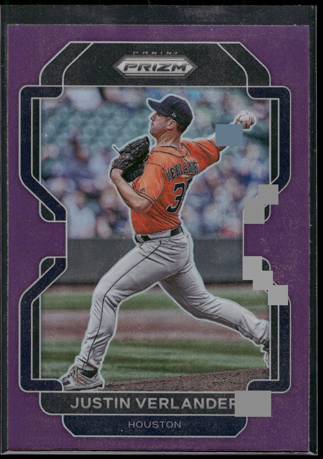 2022 Panini Prizm #16 Justin Verlander Purple Prizm