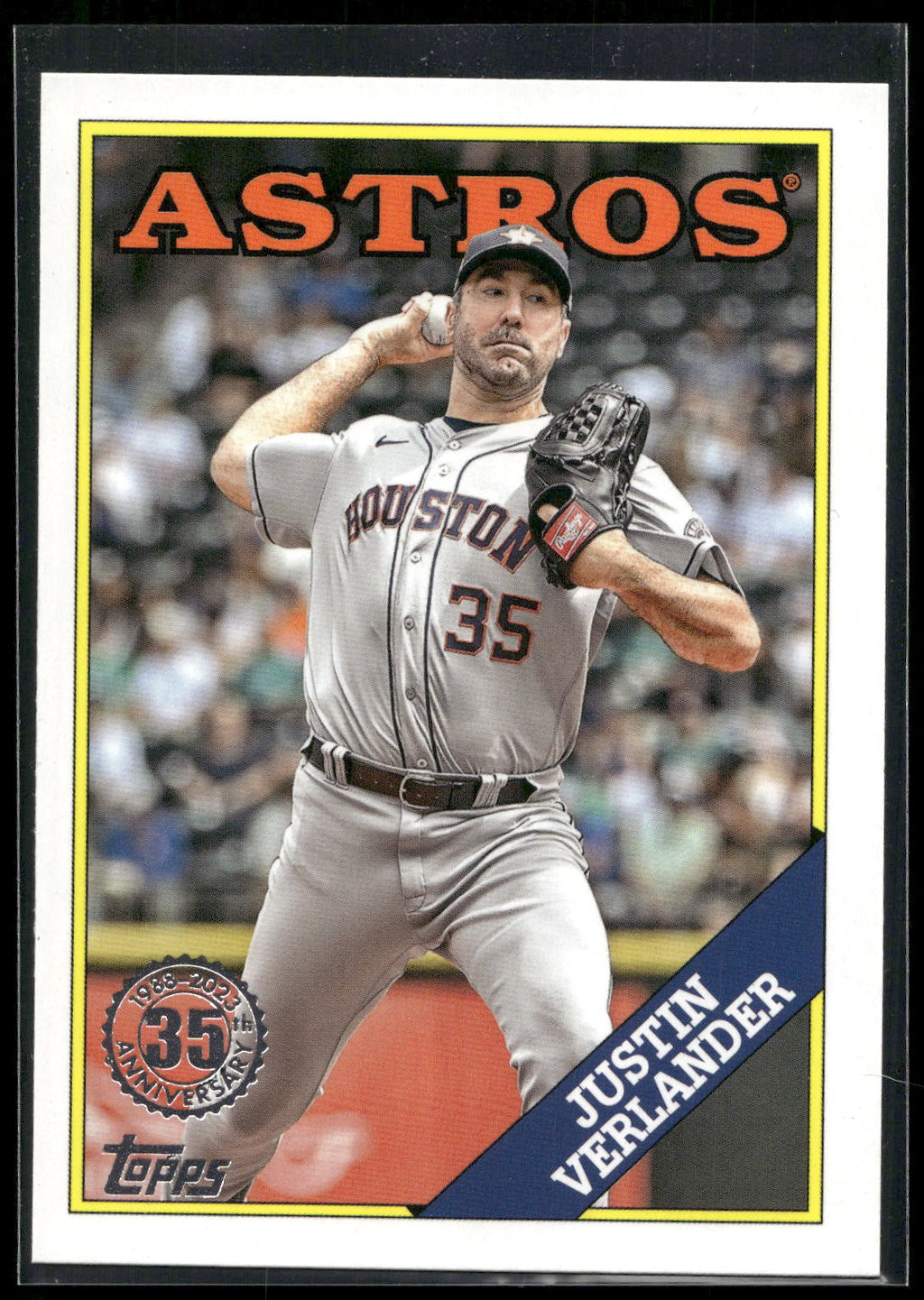 2023 Topps #T88-13 Justin Verlander 1988 Topps Baseball 35th