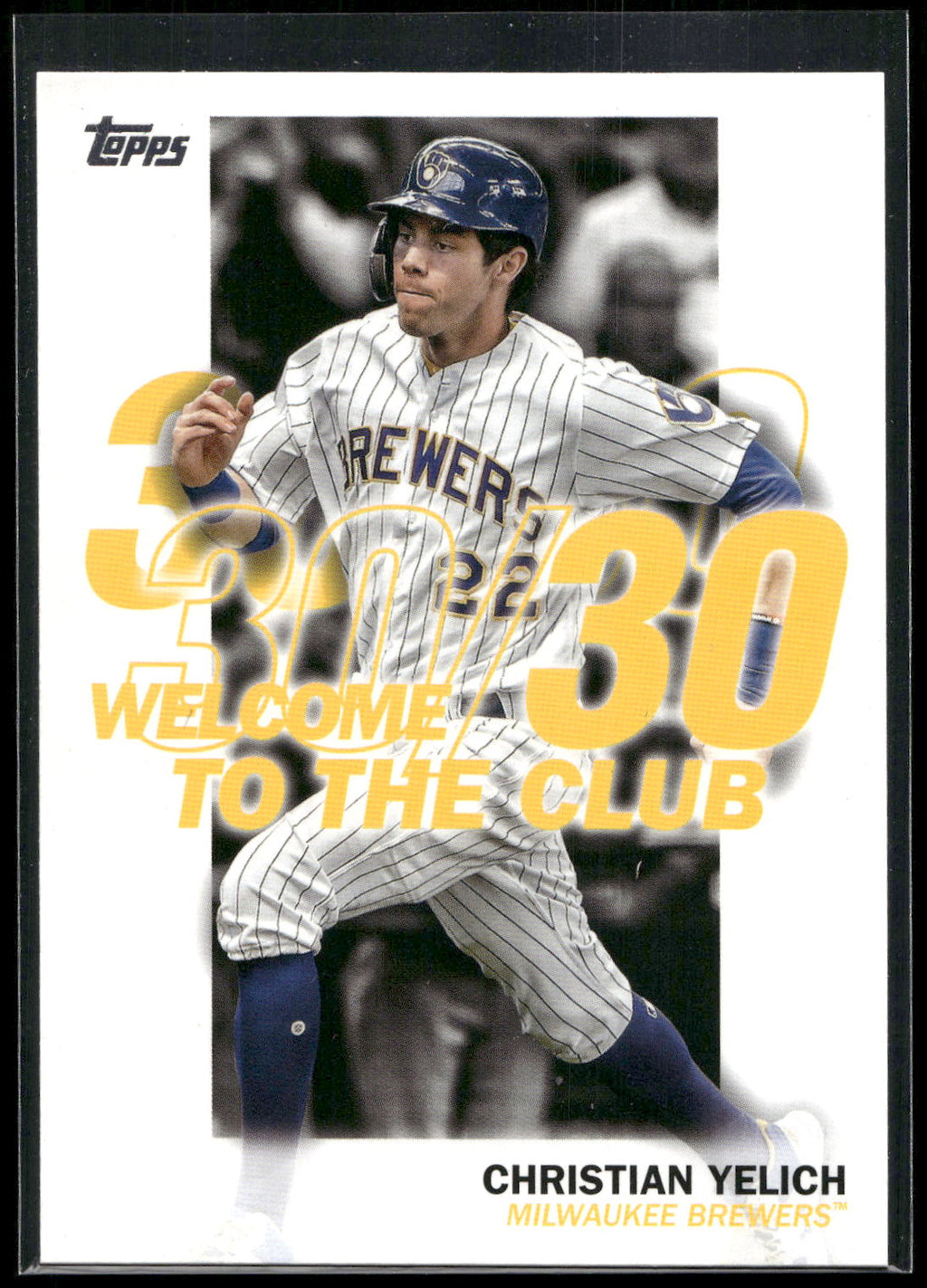 2023 Topps #WC-18 Christian Yelich Welcome to the Club