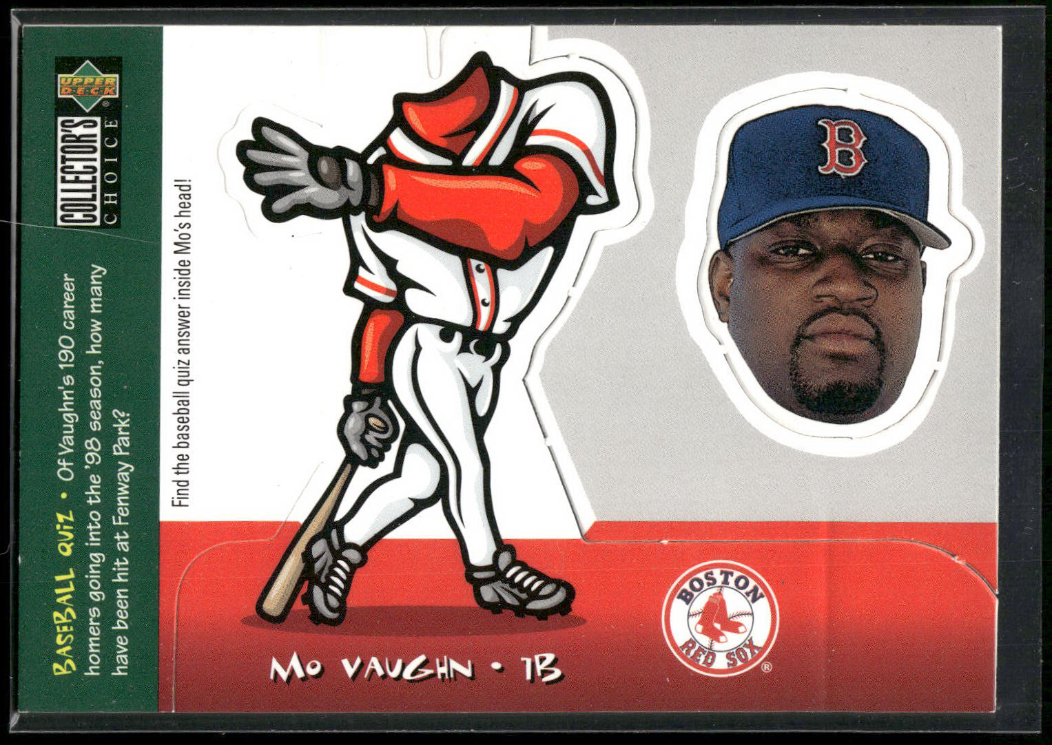 1998 Collector's Choice #8 Mo Vaughn Mini Bobbing Heads