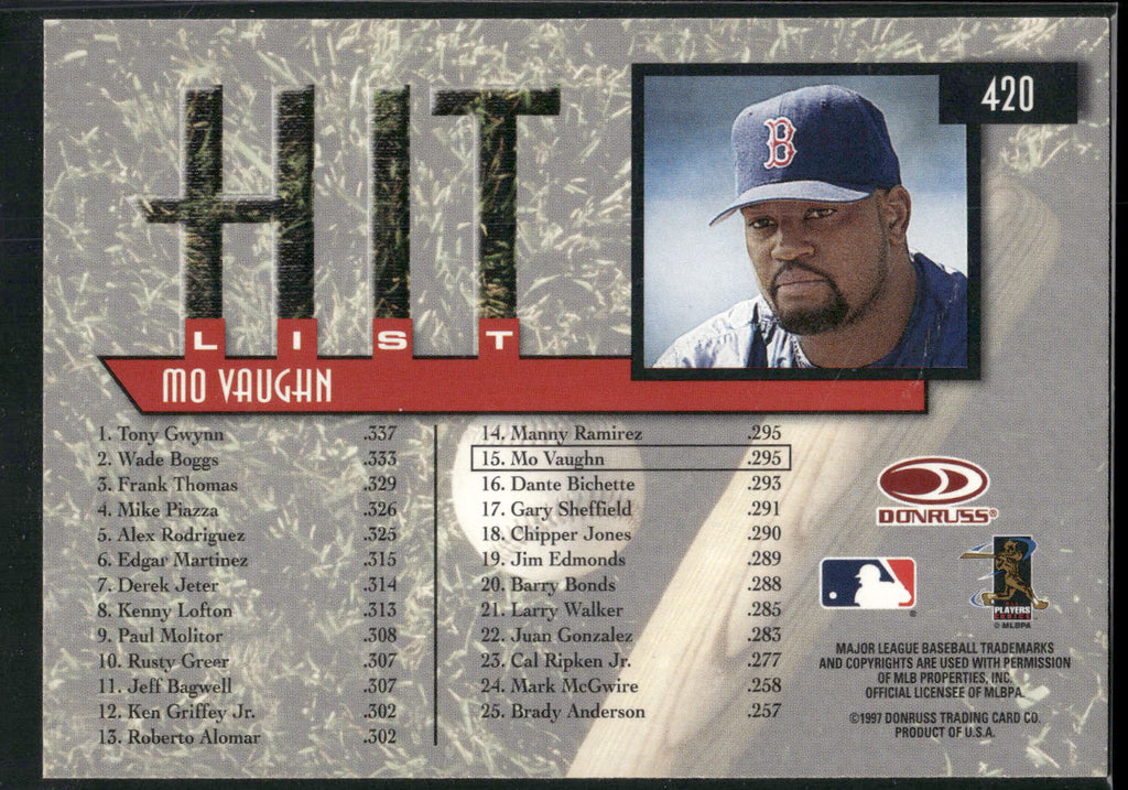 1997 Donruss #420 Mo Vaughn