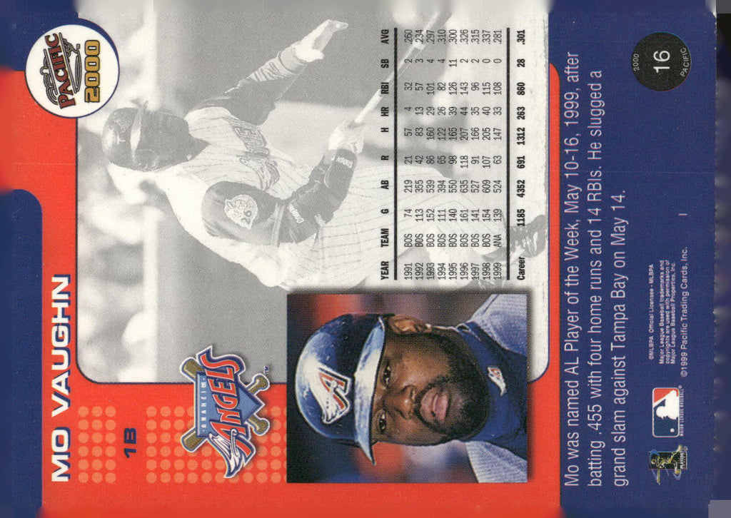 2000 Pacific #16 Mo Vaughn