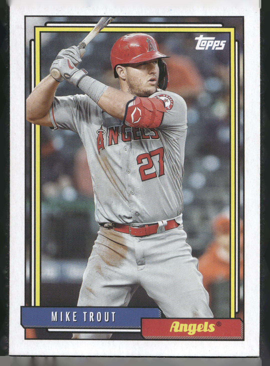 2021 Topps Update #T92-3 Mike Trout 1992 Topps Redux