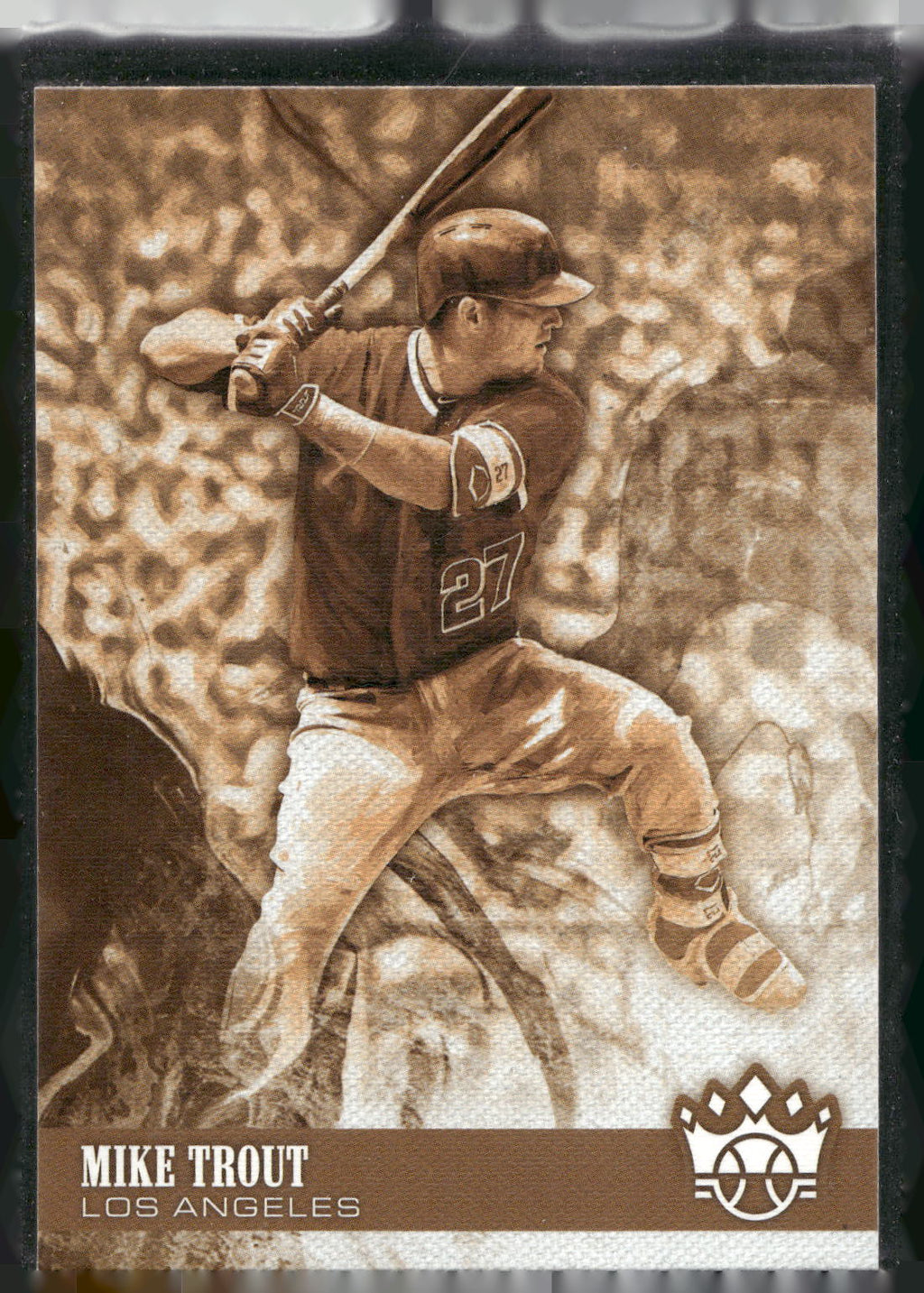 2018 Panini Diamond Kings #70b Mike Trout