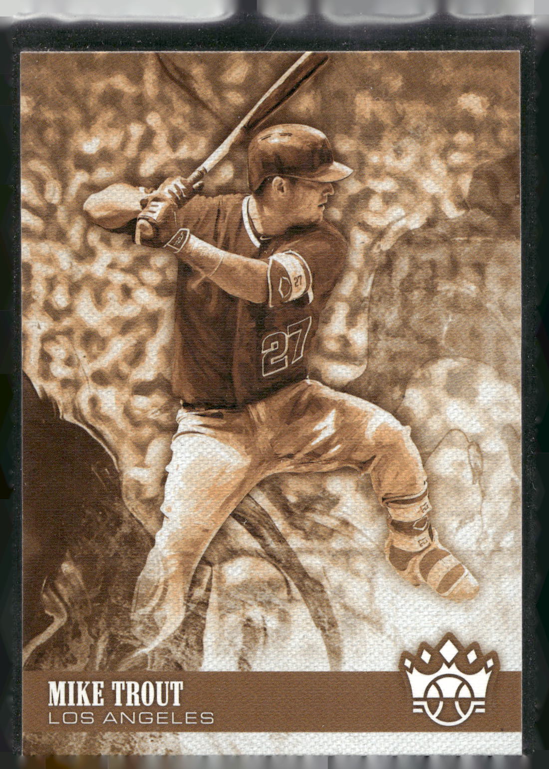 2018 Panini Diamond Kings #70b Mike Trout