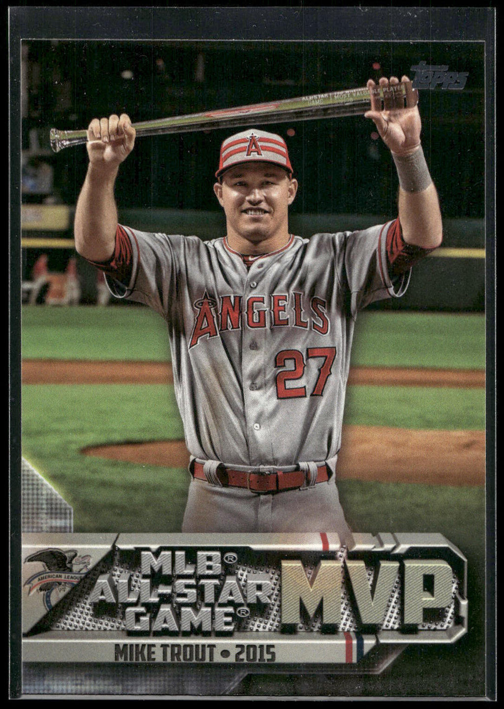 2017 Topps #ASM-24 Mike Trout All-Star Game MVP