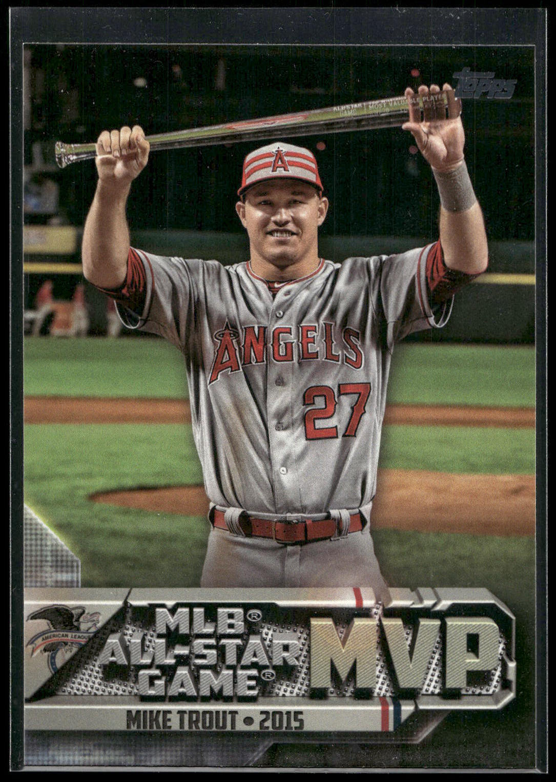 2017 Topps #ASM-24 Mike Trout All-Star Game MVP