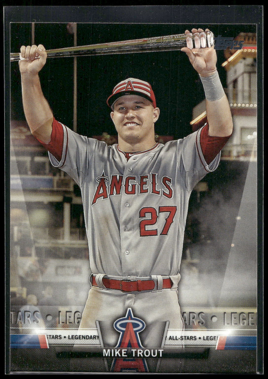 2018 Topps Update #S-19 Mike Trout Salute