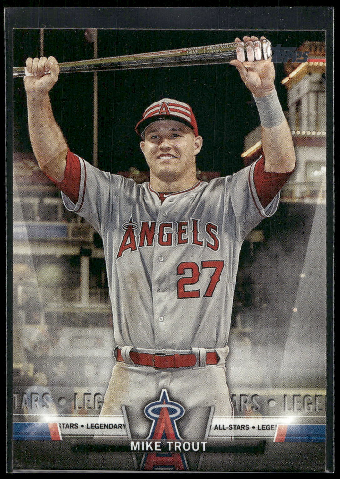 2018 Topps Update #S-19 Mike Trout Salute
