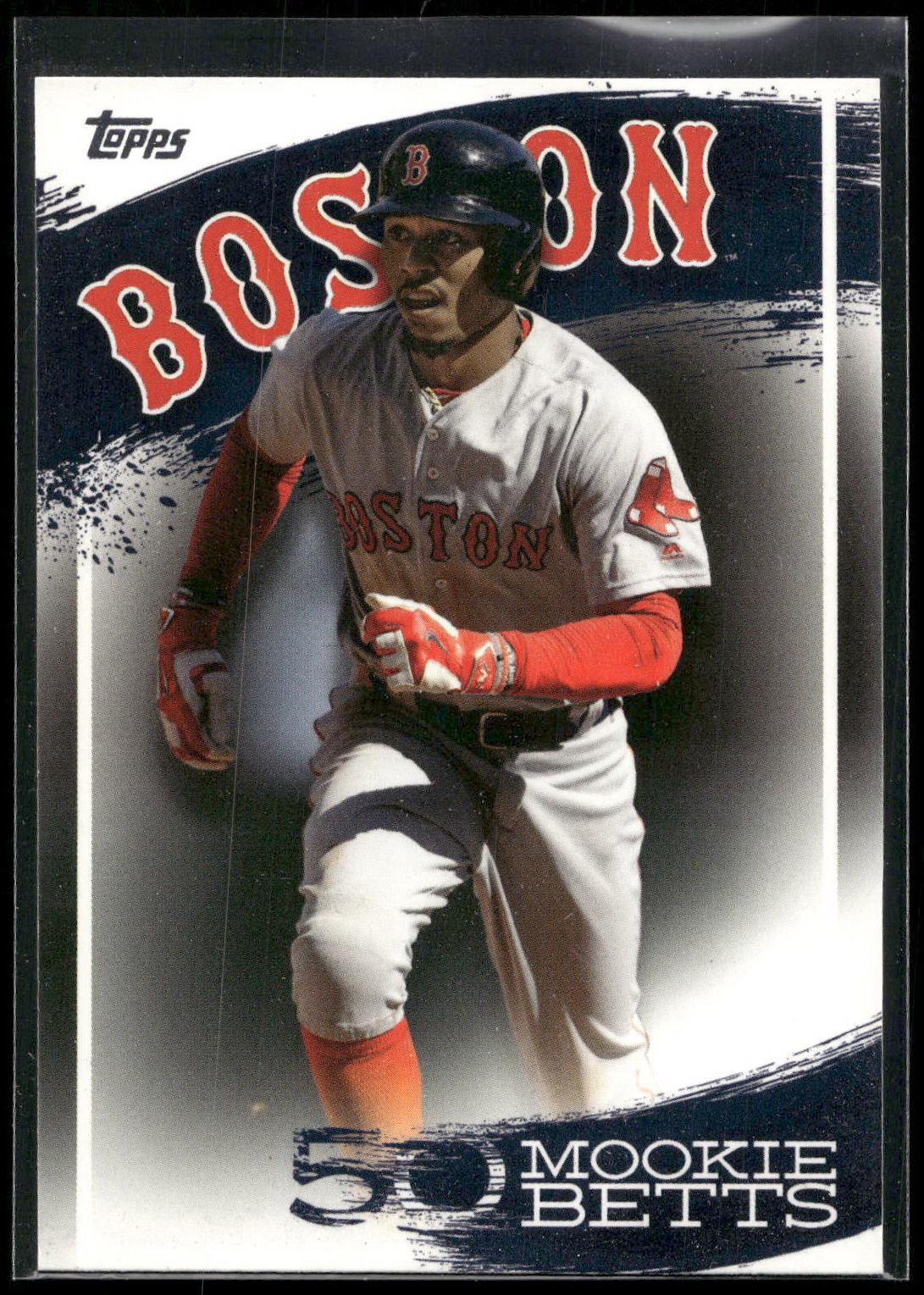 2019 Topps #MB-28 Mookie Betts Mookie Betts Star Player Highlights