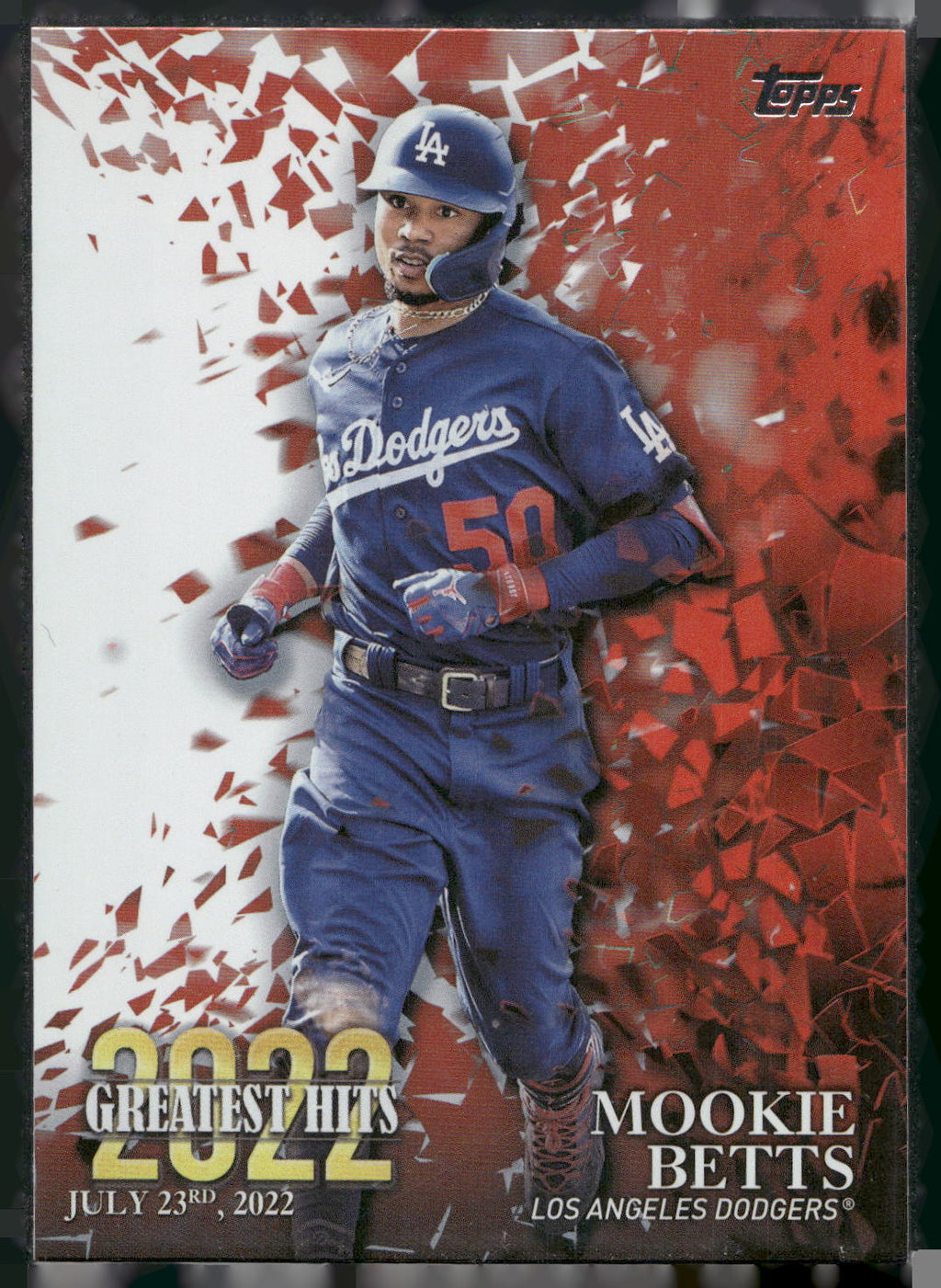 2023 Topps #22GH-4 Mookie Betts 2022 Greatest Hits