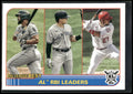 2021 Topps Big League #249 AL RBI Leaders (Jose Abreu / Voit / Mike Trout)