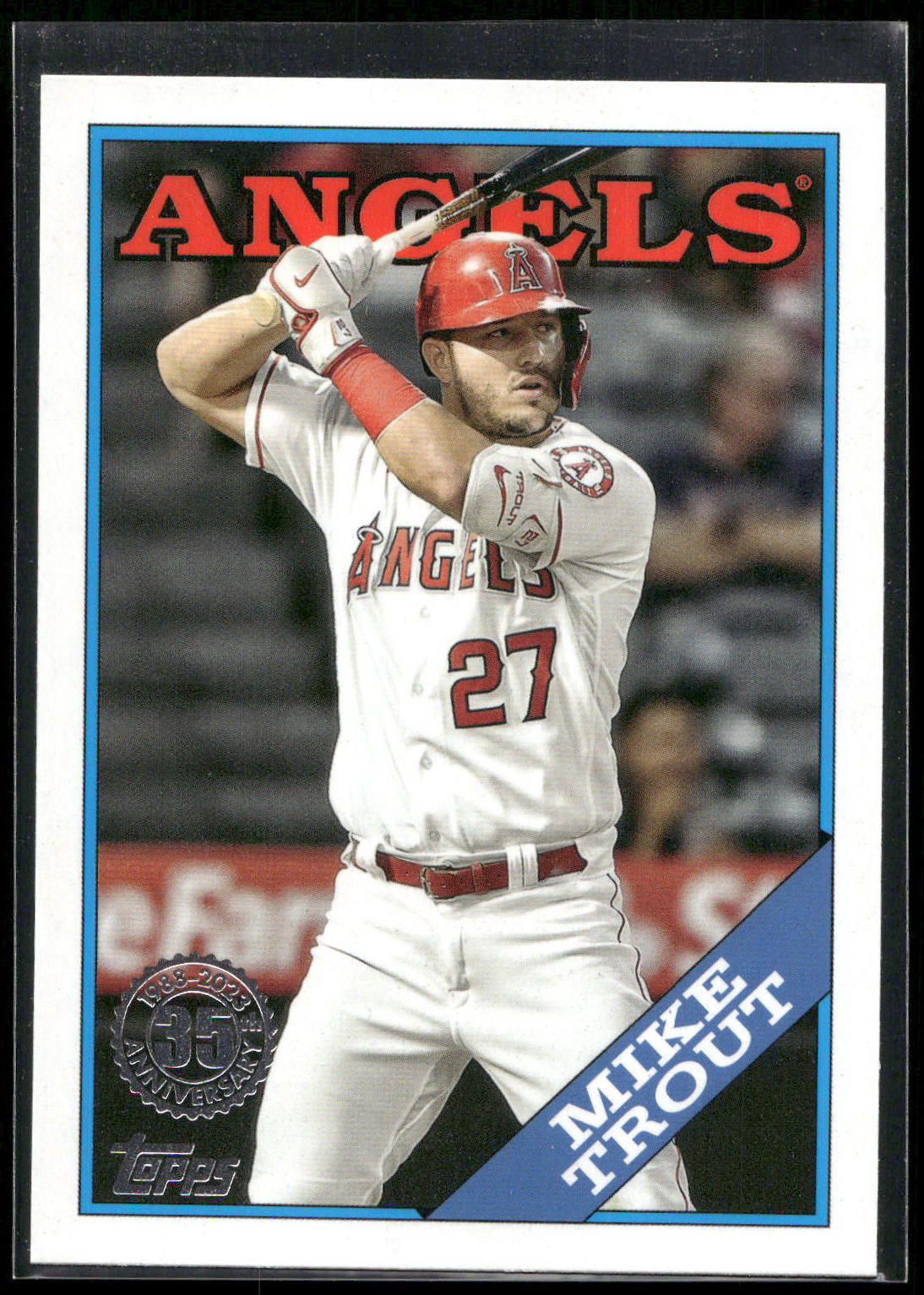 2023 Topps #2T88-27 Mike Trout 1988 Topps Baseball 35th Anniversary (Series Two)