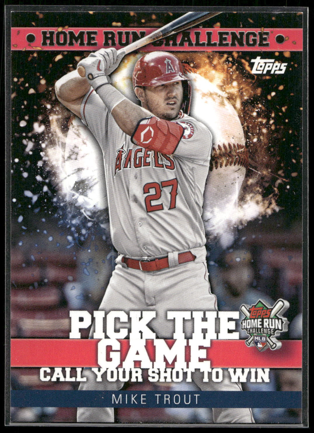 2022 Topps #HRC-3 Mike Trout Home Run Challenge Code Cards (Series One)