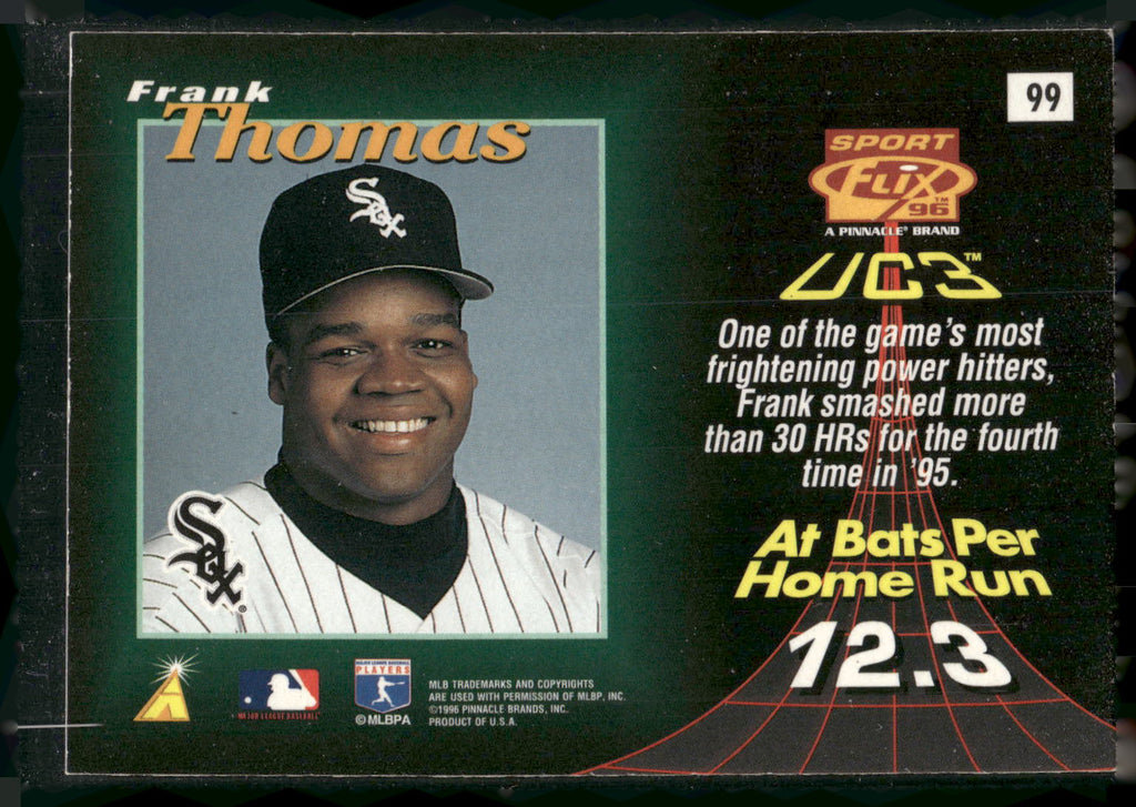 1996 Sportflix #99 Frank Thomas