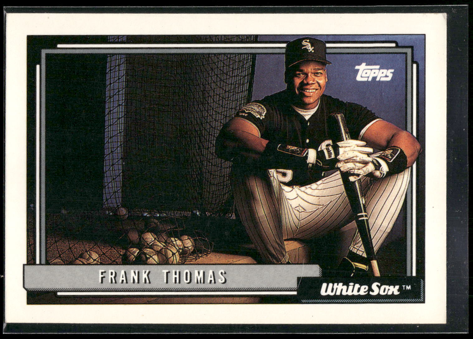 1992 Topps #555b Frank Thomas Gold Winners