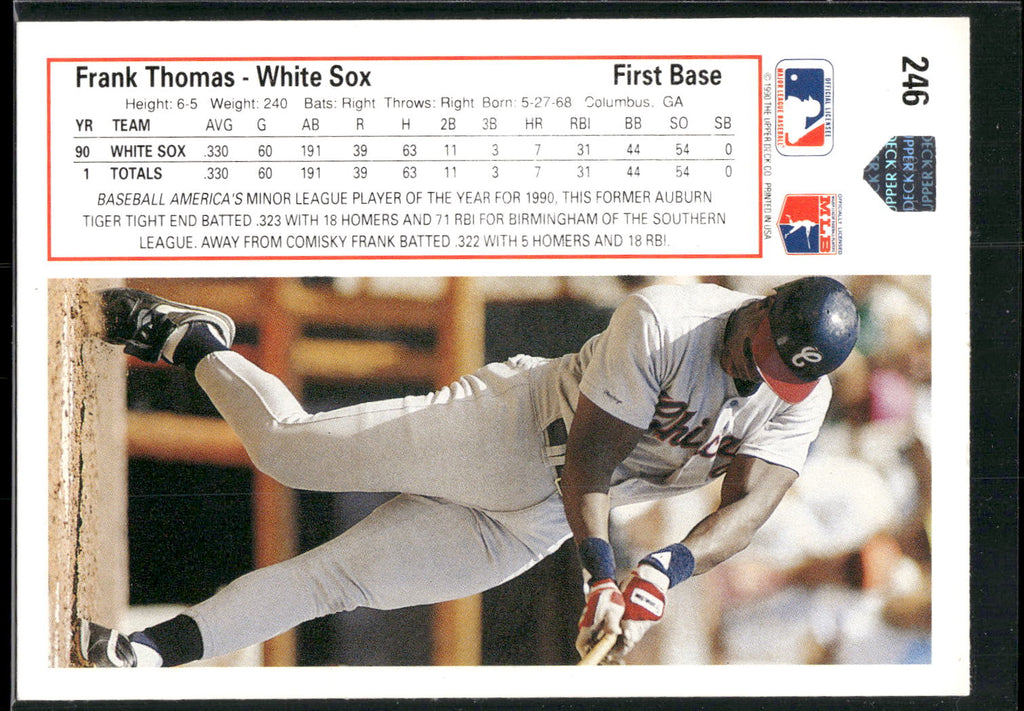 1991 Upper Deck #246 Frank Thomas
