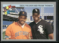 1993 Fleer #714 Power Brokers (Cecil Fielder / Frank Thomas)