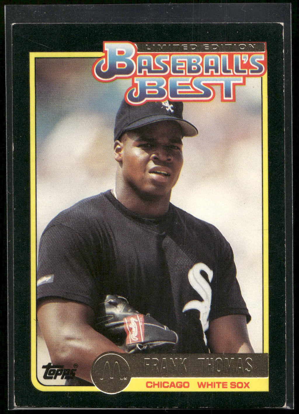 1992 Topps McDonald's Baseball's Best #25 Frank Thomas