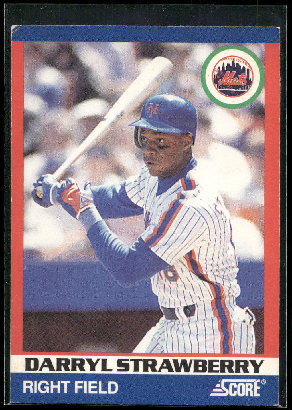 1991 Score 100 Superstars #62 Darryl Strawberry