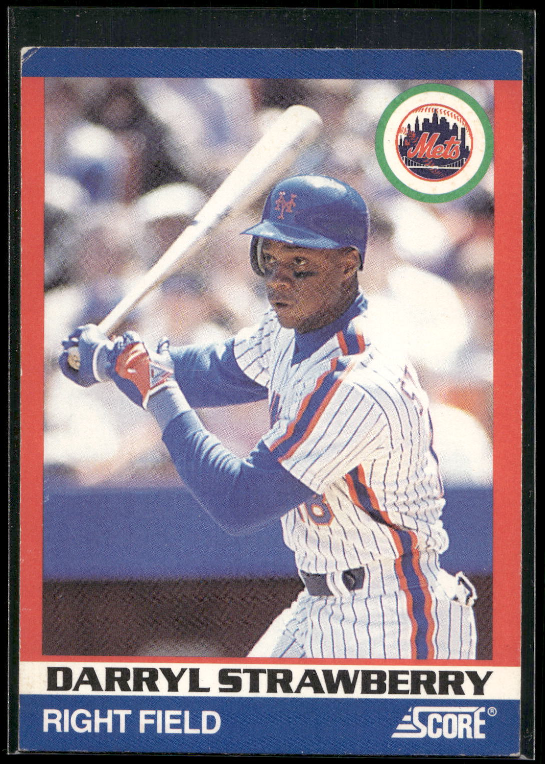 1991 Score 100 Superstars #62 Darryl Strawberry