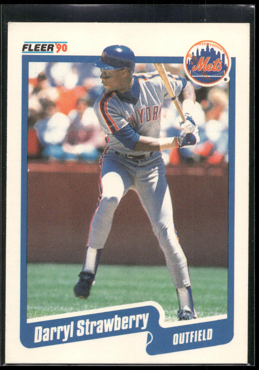 1990 Fleer #217 Darryl Strawberry