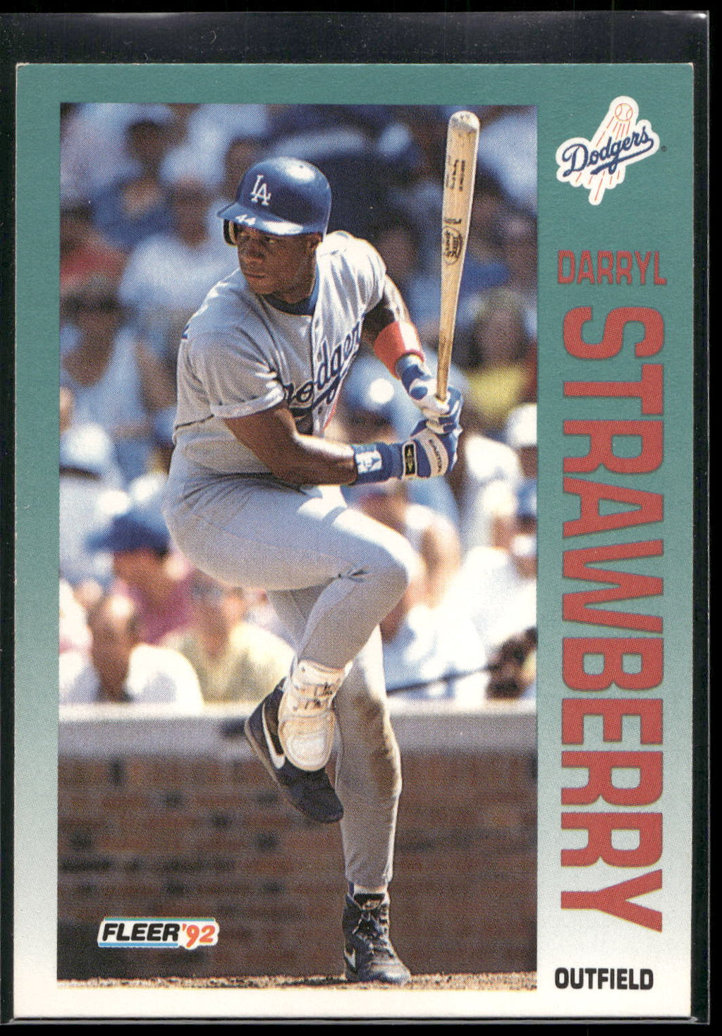 1992 Fleer #471 Darryl Strawberry