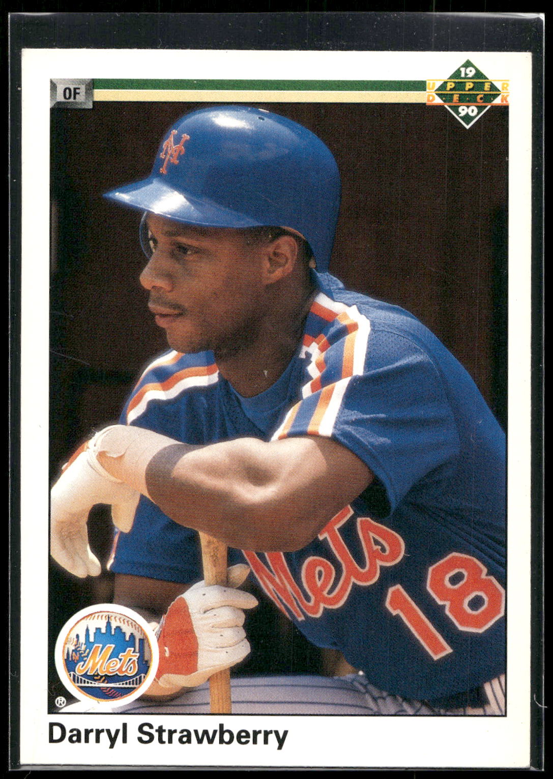 1990 Upper Deck #182a Darryl Strawberry