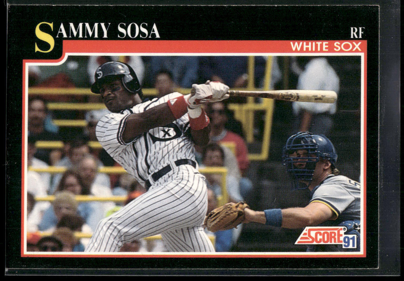 1991 Score #256 Sammy Sosa